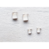 Fay Andrada Nuppi Small Hoops in Silver