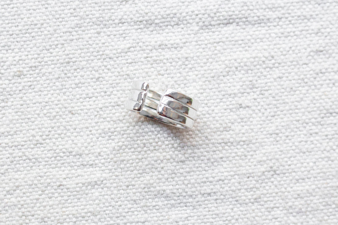 Fay Andrada Rata Ear Cuff in Silver