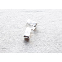 Fay Andrada Nuppi Medium Hoops in Silver