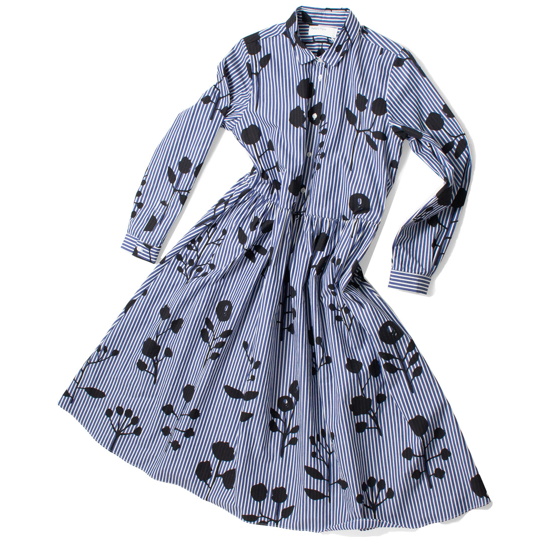 Fabiana Pigna Burgos Dress in Shadow Floral Print