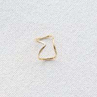 Fay Andrada Nokka Ear Cuff in Gold Vermeil
