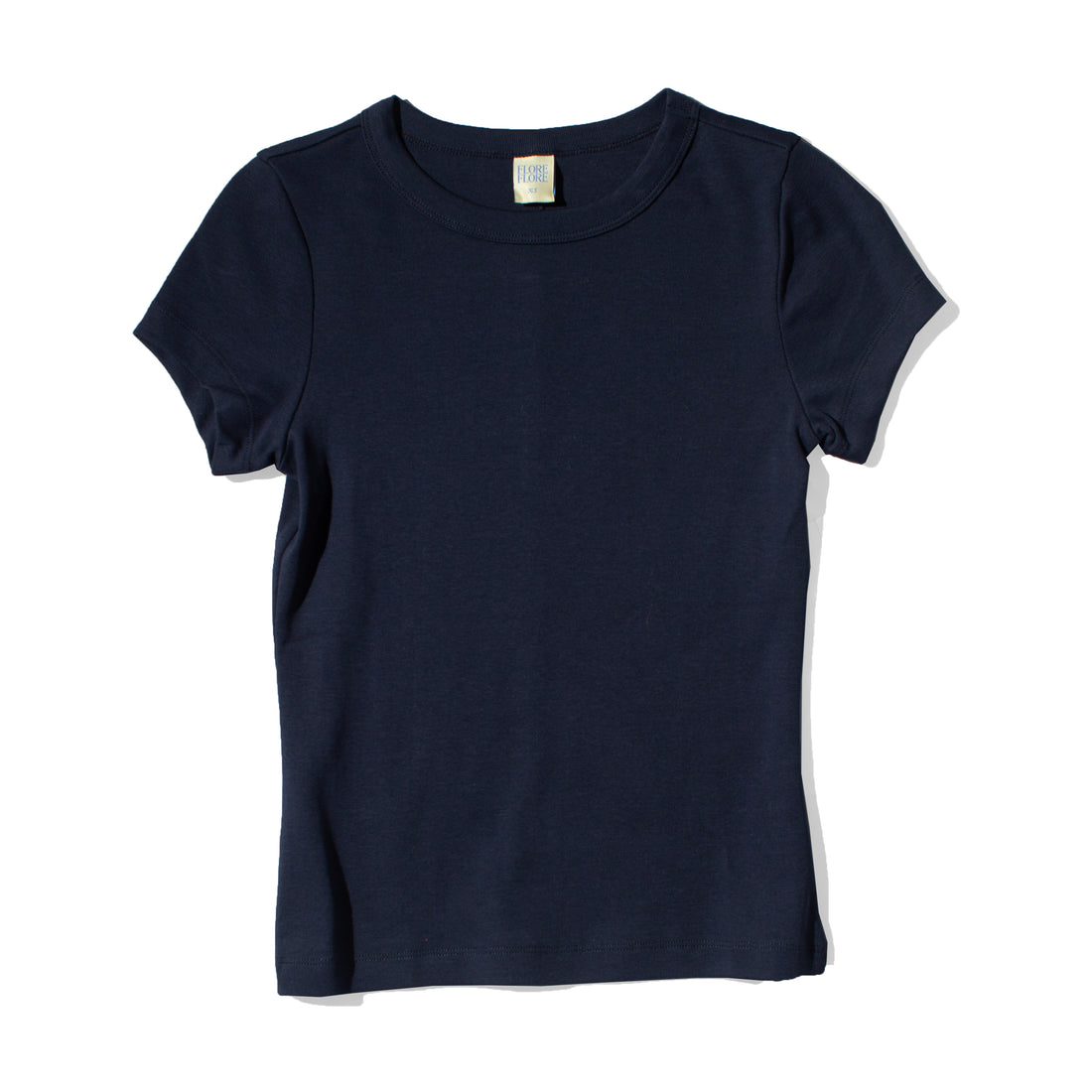 Flore Flore Car Baby Tee in Navy