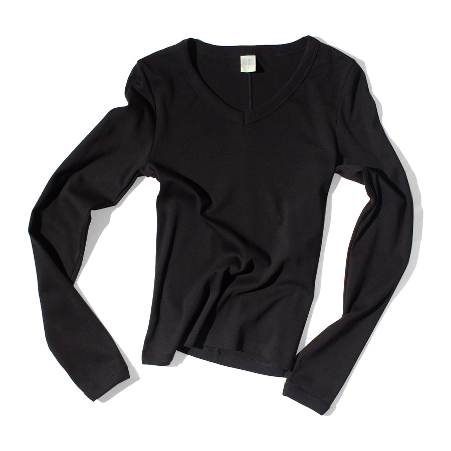 Flore Flore Jill Longsleeve in Black