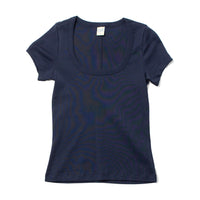 Flore Flore Lulu Baby Tee in Navy