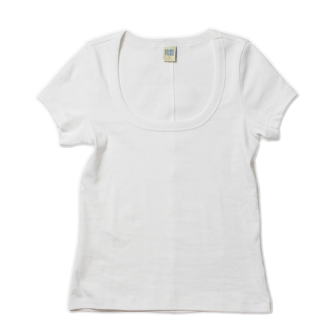 Flore Flore Lulu Baby Tee in White