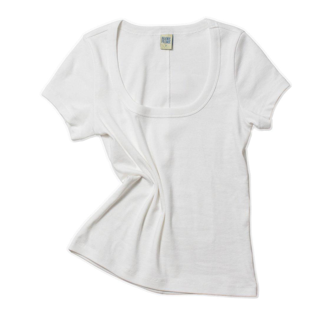 Flore Flore Lulu Baby Tee in White