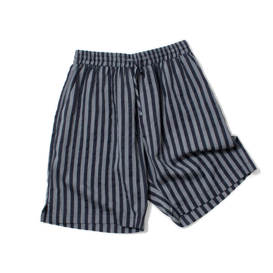 Grei PTO Easy Short in Wide Ripple Stripe Blue Mix