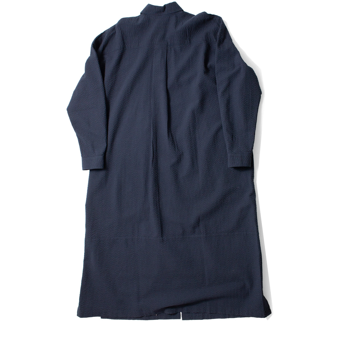 Grei Relaxed Kaftan Shirt Dress in Midnight