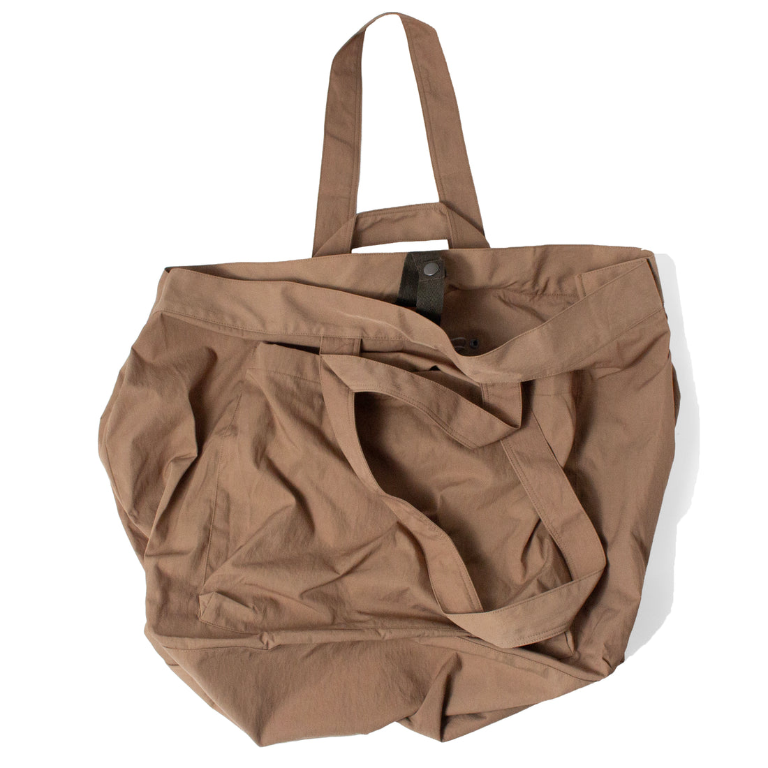 Grei Tri Pocket Slouchy Tote in Dark Khaki