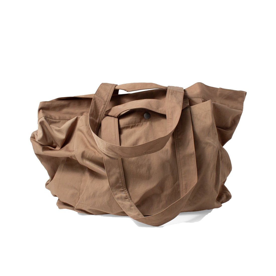Grei Tri Pocket Slouchy Tote in Dark Khaki