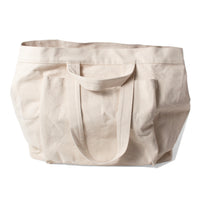 Grei Tri Pocket Slouchy Tote in Natural Tumbled Canvas