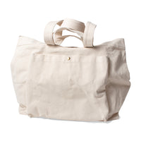 Grei Tri Pocket Slouchy Tote in Natural Tumbled Canvas