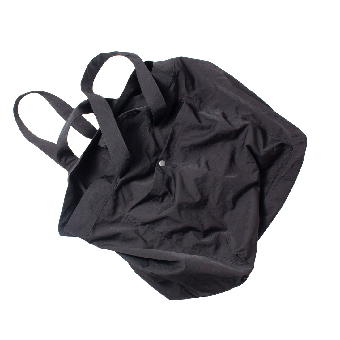 Grei Tri Pocket Slouchy Tote in Black