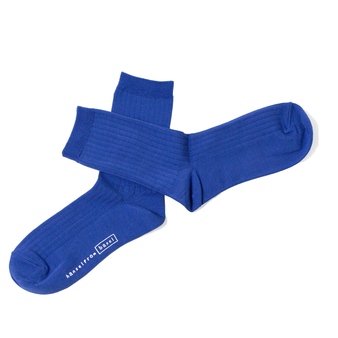 Hansel from Basel Essential Rib Trouser Crew in Cobalt