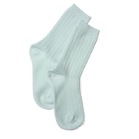 Hansel from Basel Cashmere Cozy Rib Crew in Icicle