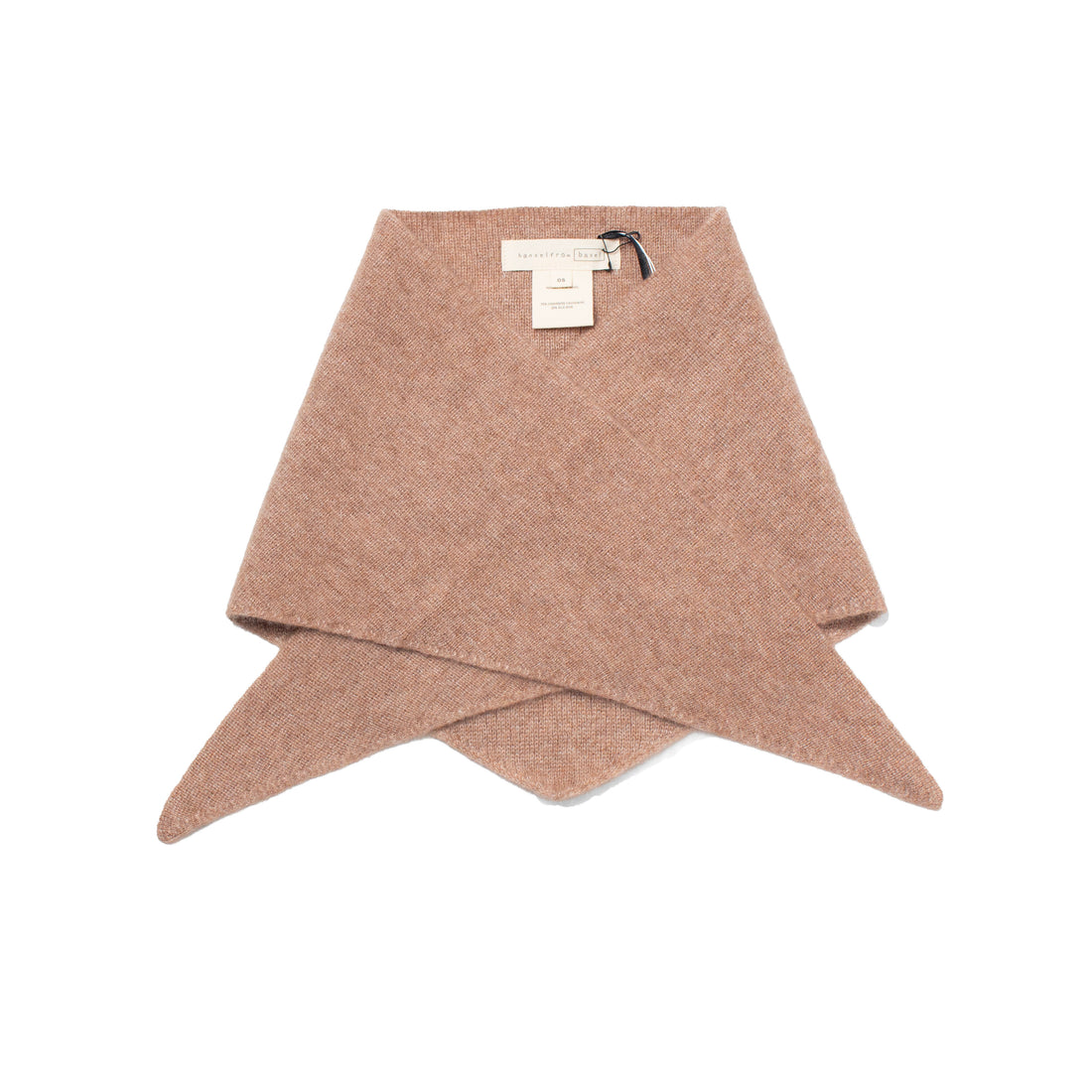 Hansel from Basel Cashmere Triangle Scarf in Fawn