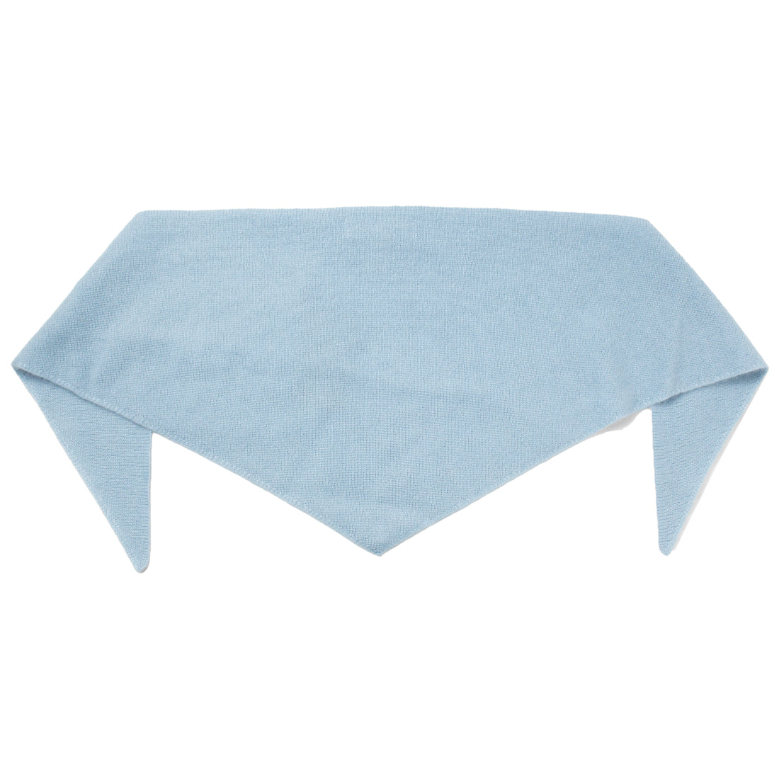 Hansel from Basel Cashmere Triangle Scarf in Powder Blue