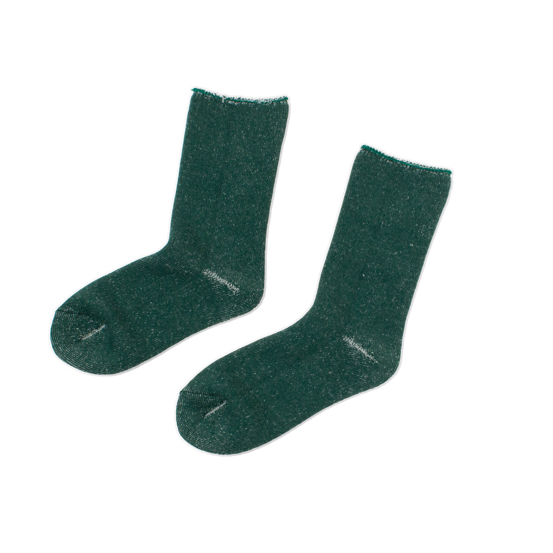 Hansel from Basel Hoodie Wool Crew in Hunter Green