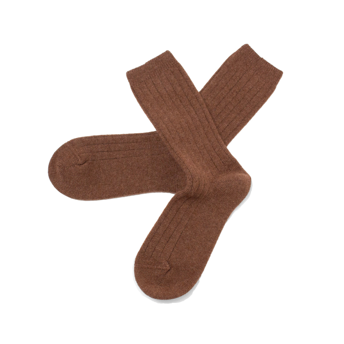 Hansel from Basel Italia Cashmere Cozy Rib Crew in Espresso
