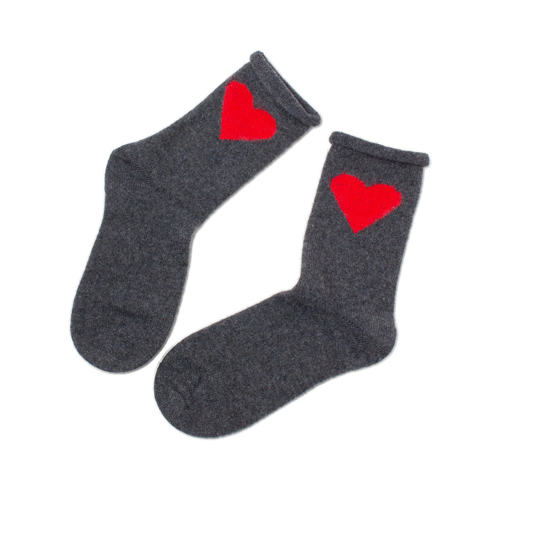 Hansel from Basel Love Cashmere Crew in Charcoal