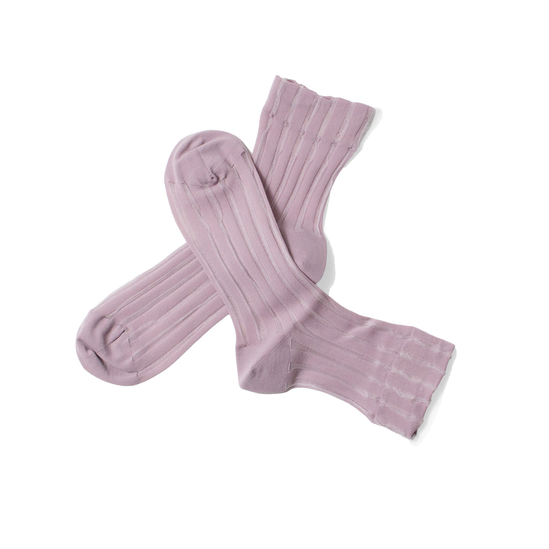 Hansel from Basel Mykonos Sheer Short Crew in Lilac