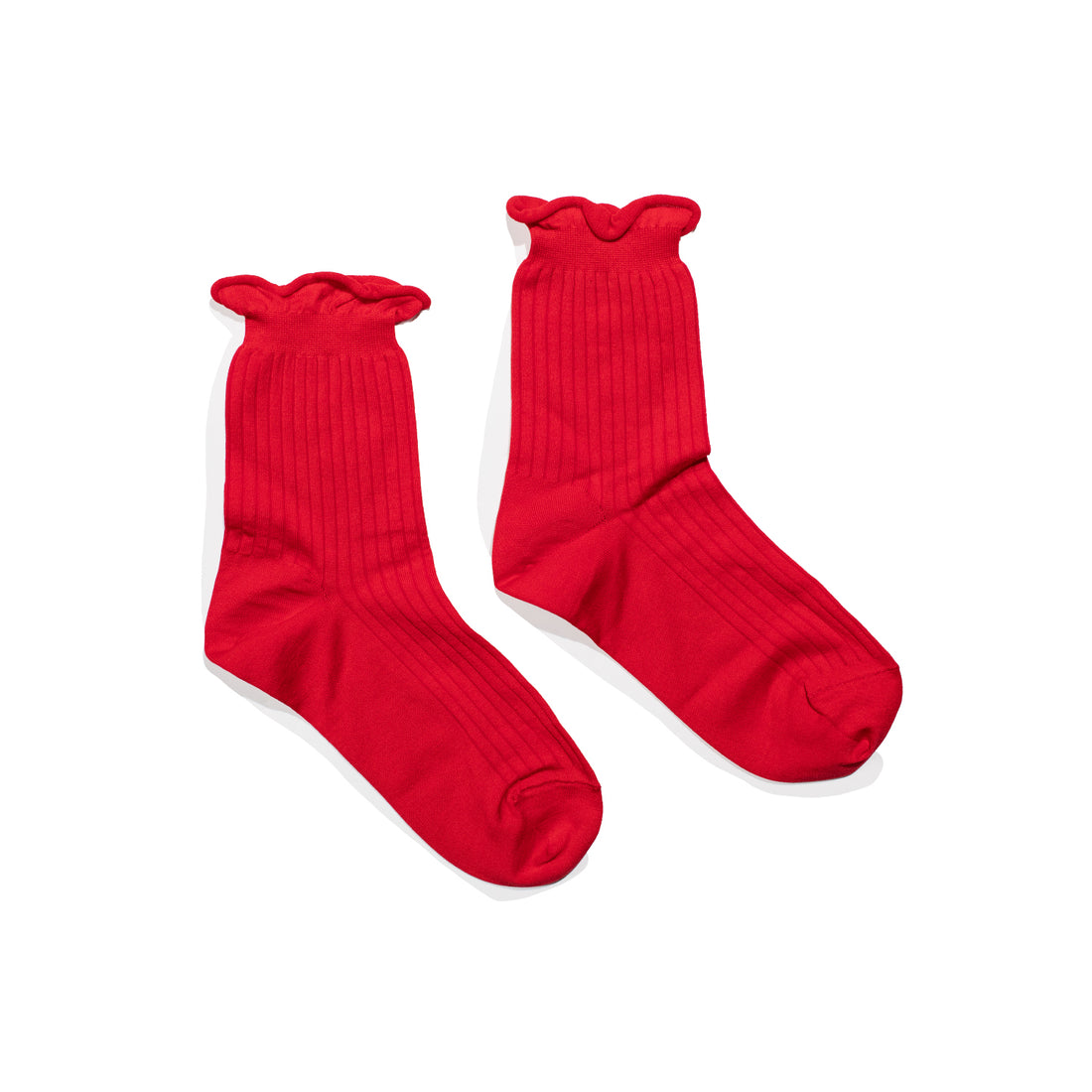 Hansel from Basel Sea Island Cotton DC Crew in Red