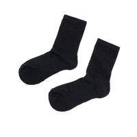 Hansel from Basel Solid Sport Athletic Wool Crew in Black