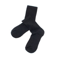 Hansel from Basel Solid Sport Athletic Wool Crew in Black