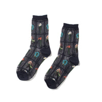 Hansel from Basel Wildflower Sheer Crew in Black