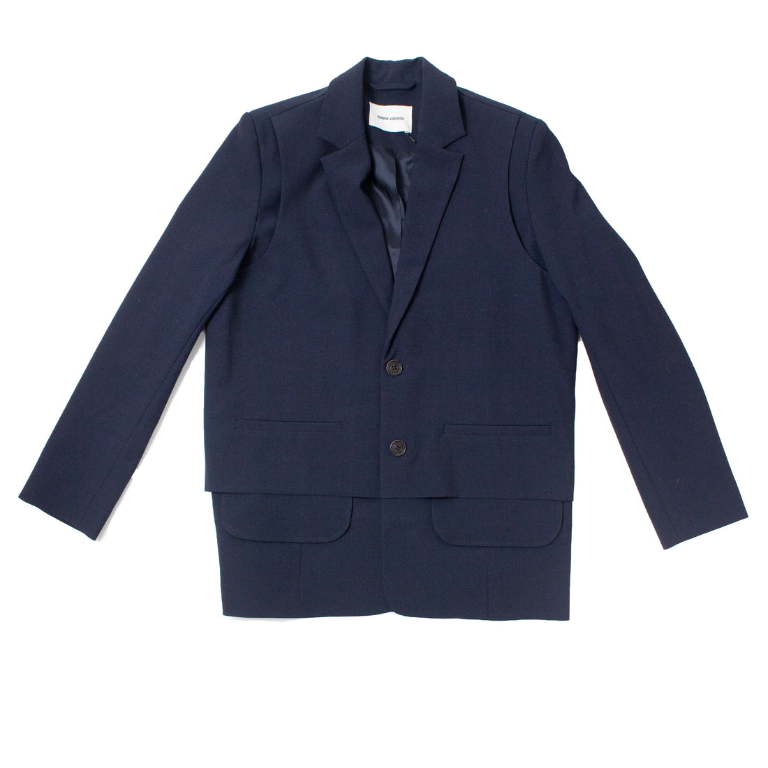 Henrik Vibskov Ants Blazer in Dark Navy
