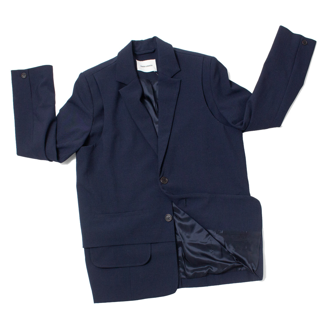 Henrik Vibskov Ants Blazer in Dark Navy