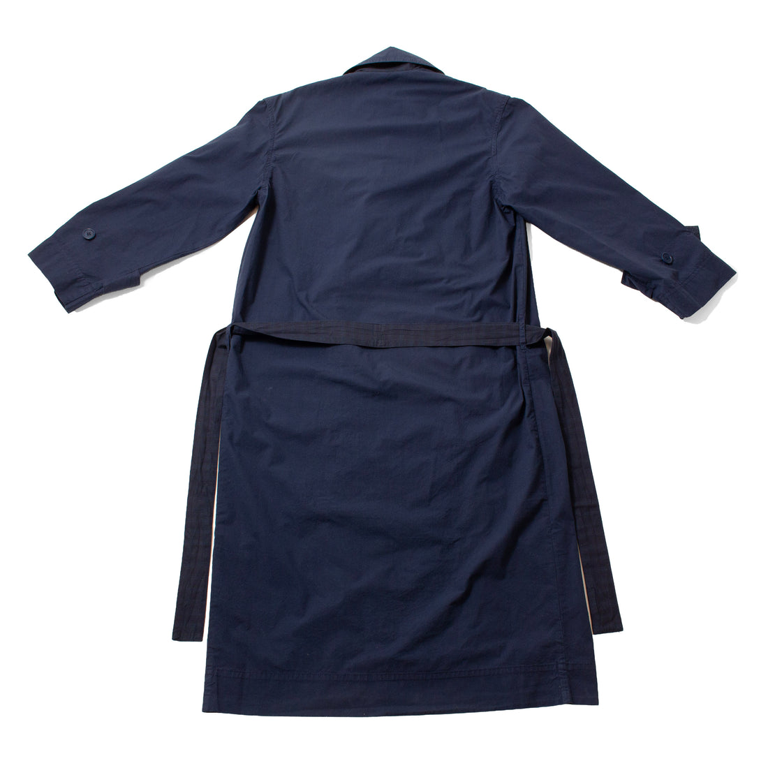 Henrik Vibskov Dimout Long Coat in Navy