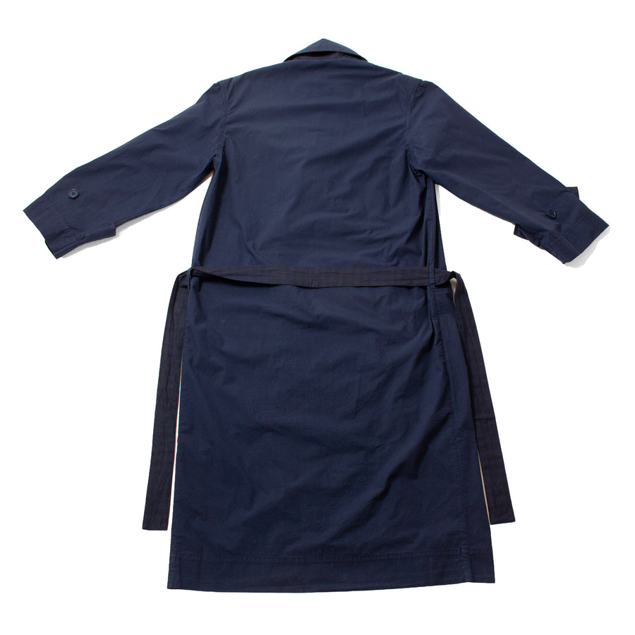 Henrik Vibskov Dimout Long Coat in Navy – JUDITH