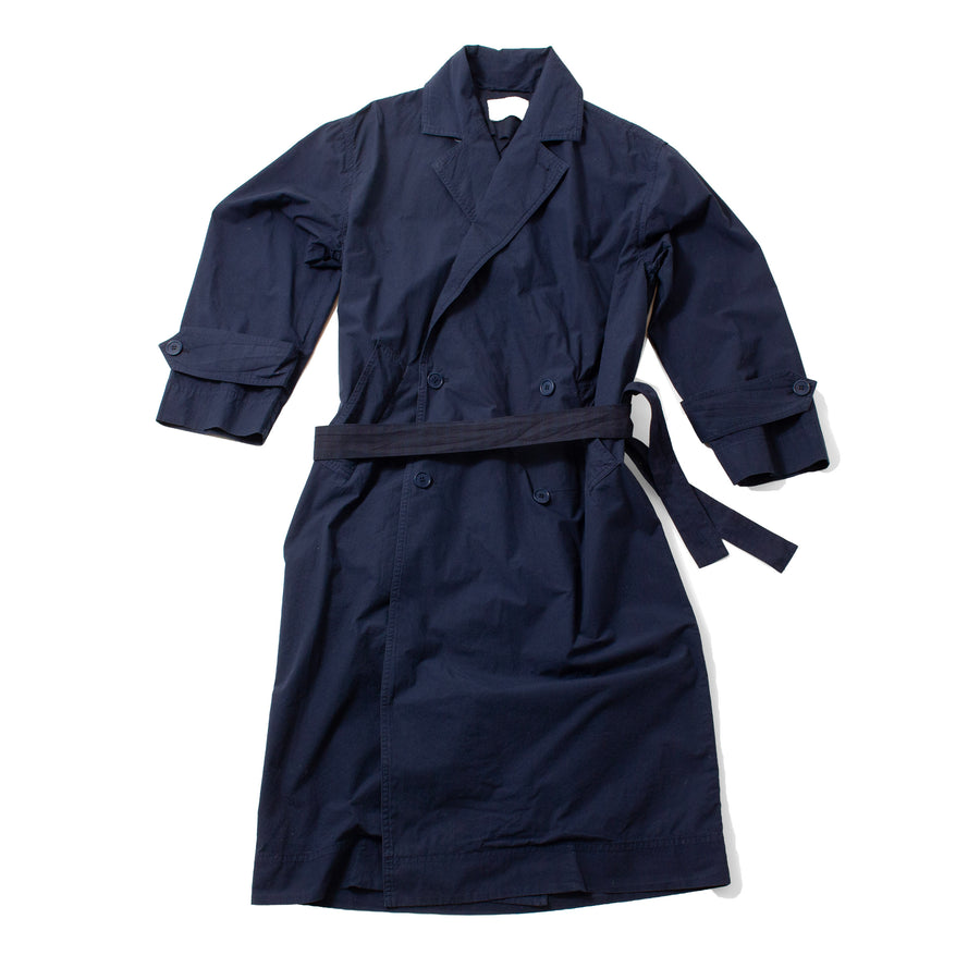 Henrik Vibskov Dimout Long Coat in Navy – JUDITH