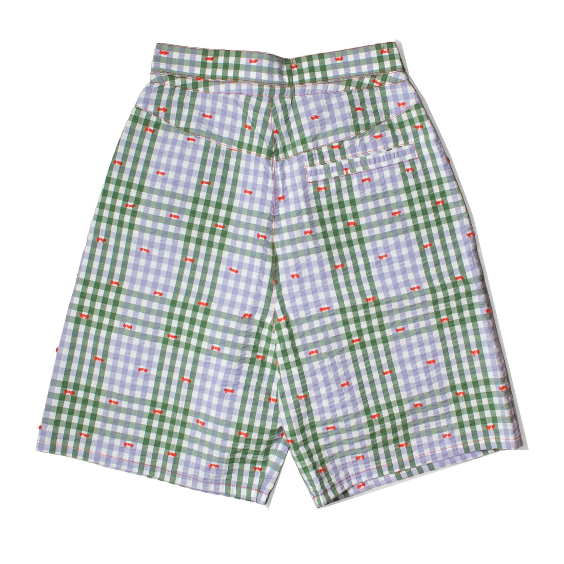 Henrik Vibskov Drawstring Shorts in Checks Fillé