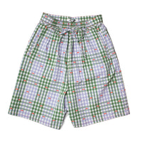 Henrik Vibskov Drawstring Shorts in Checks Fillé