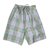 Henrik Vibskov Drawstring Shorts in Checks Fillé