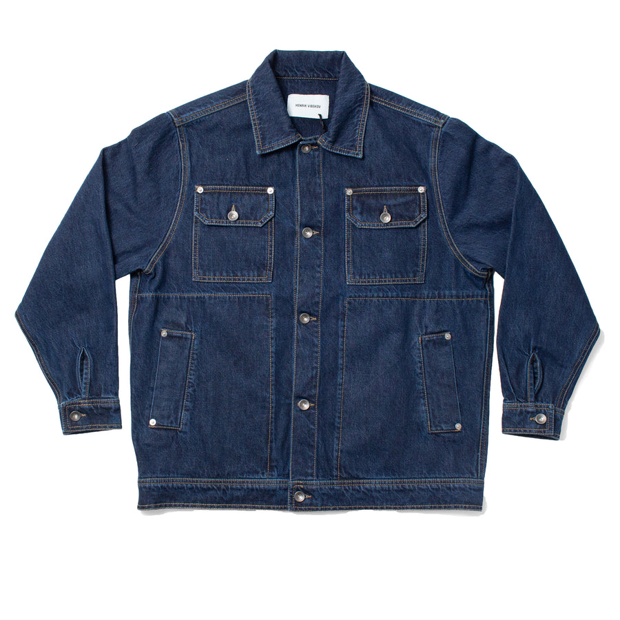 Henrik Vibskov Mads Jacket in RInse Denim – JUDITH