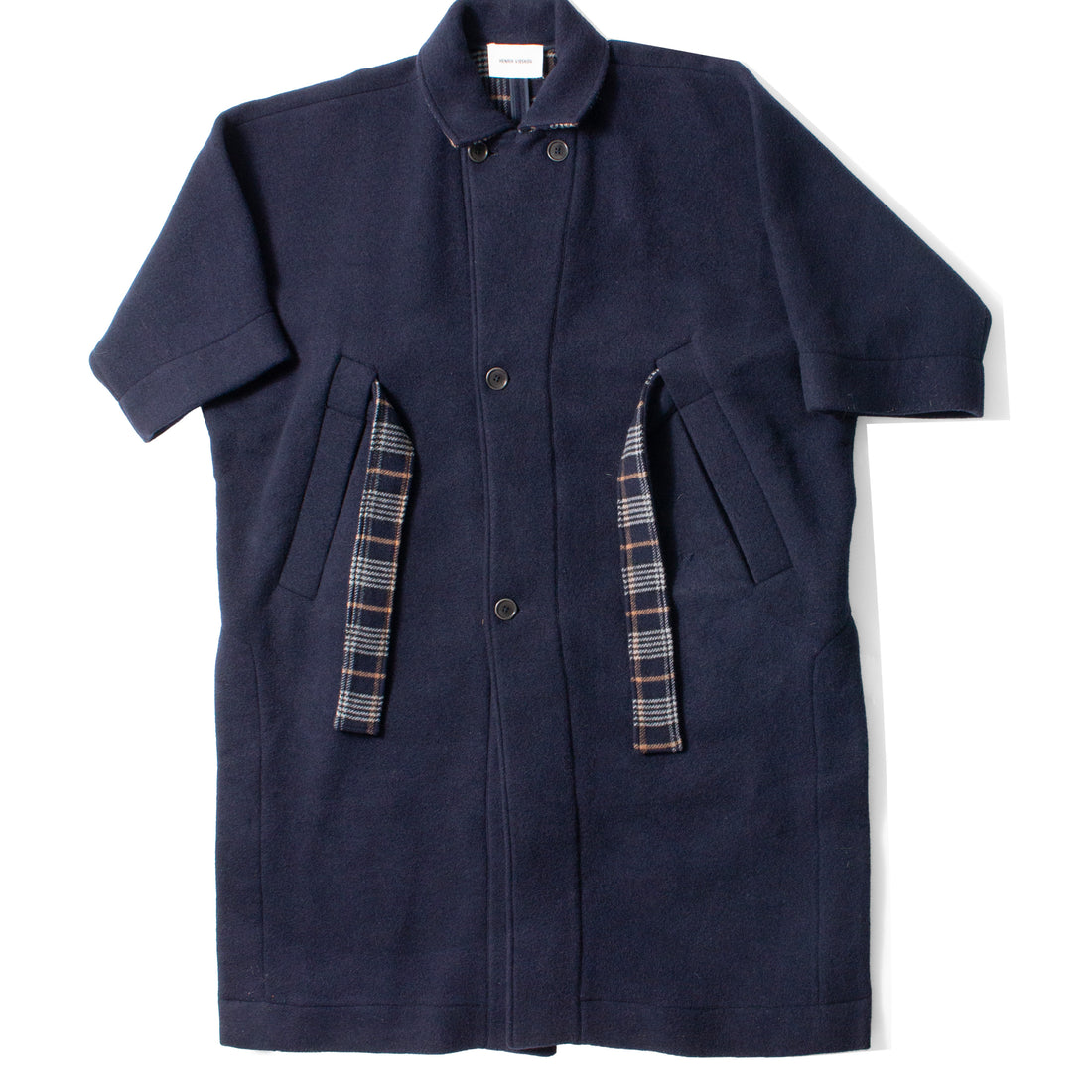Henrik Vibskov Toadcoat in Navy Duffle
