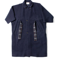 Henrik Vibskov Toadcoat in Navy Duffle