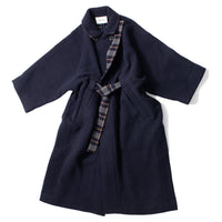Henrik Vibskov Toadcoat in Navy Duffle