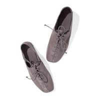 Hereu Plegada Supple Shiny Shoe in Grey