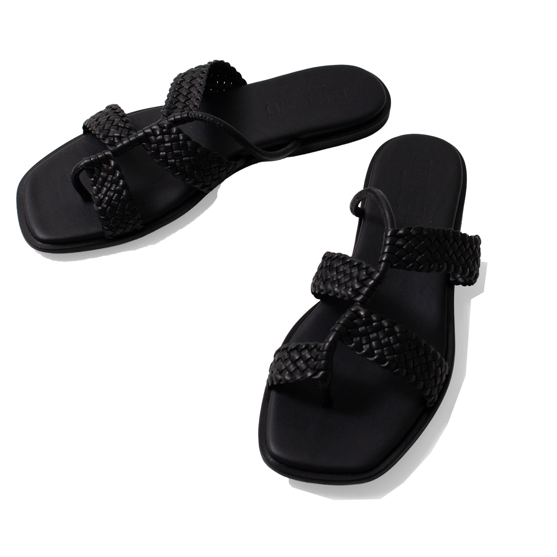 Hereu Lina Woven Sandal in Black