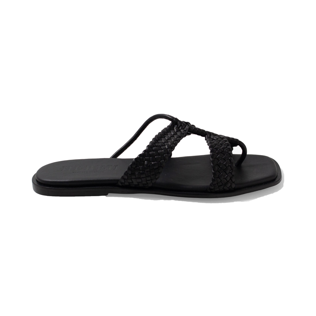 Hereu Lina Woven Sandal in Black