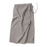 Hope Breeze Skirt in Sage Grey Cotton Twill