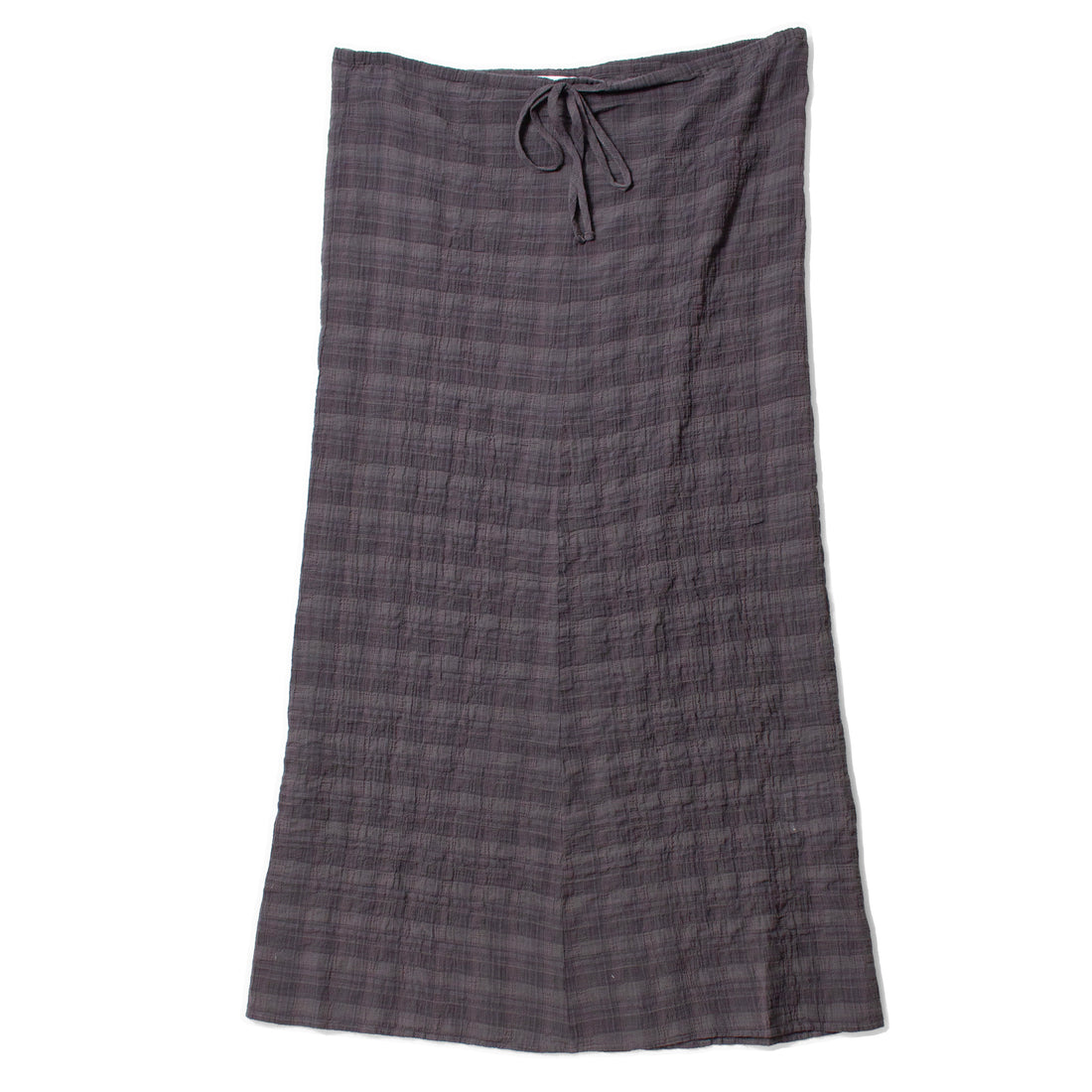 Hope Friend Skirt in Grey Check Voile
