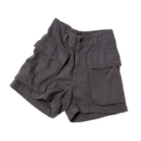 Hope Unwind Shorts in Washed Black Fluid Tencel