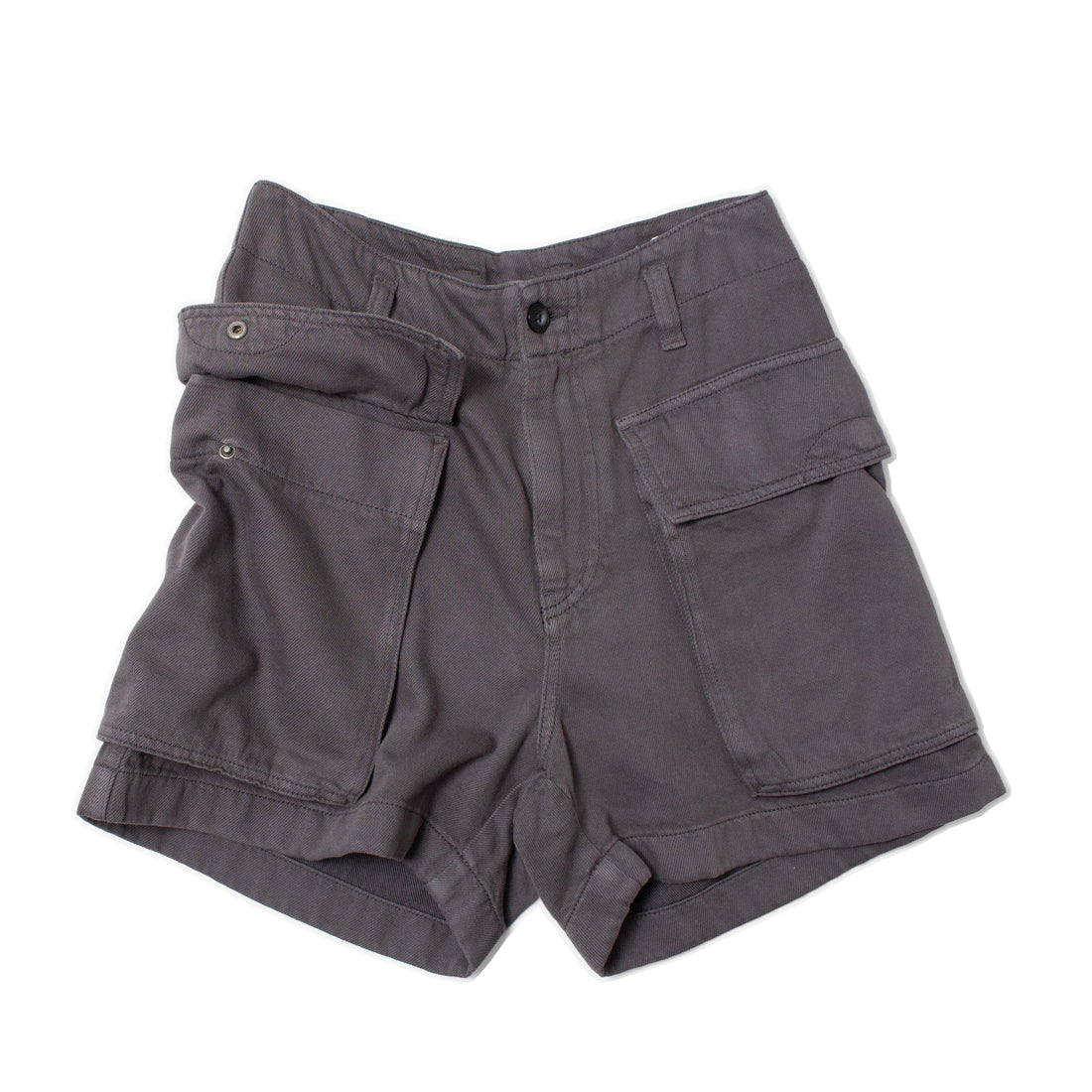Hope Unwind Shorts in Washed Black Fluid Tencel