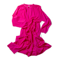 ICHI Cotton Boil Dress in Pink