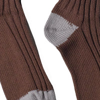 ICHI Socks in Brown
